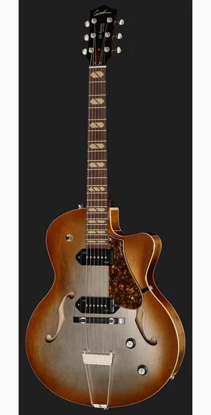 Godin 5th Ave Kingpin II DLX Copper, detail 2