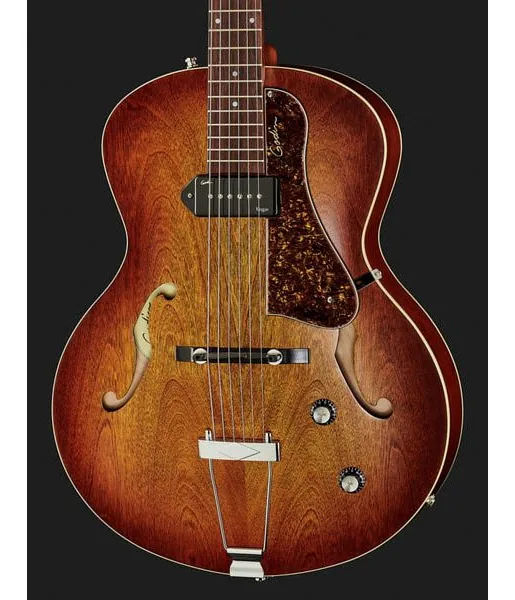 Godin 5th Avenue Kingpin Cognacburst, detail 4