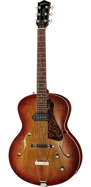 Godin 5th Avenue Kingpin Cognacburst, front view