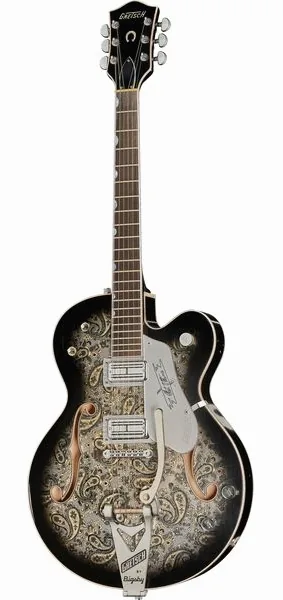 Gretsch 6120CST 59 Black Paisley Relic, front view