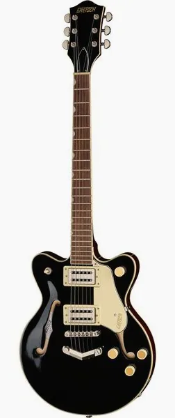 Gretsch G2655 STRML CB JR DC BLK, front view