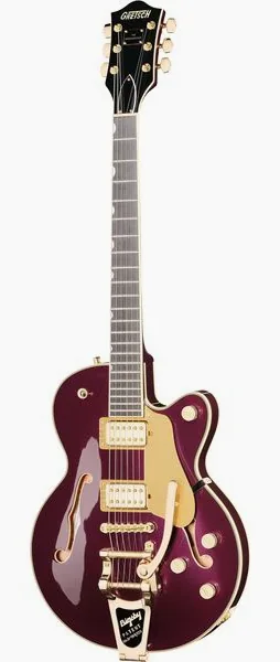 Gretsch Pro Broadkaster JR LX BLKBRY, front view