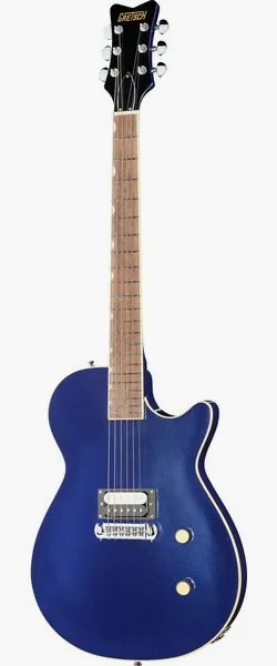 Gretsch STRML JET 1PU MD BLU, front view