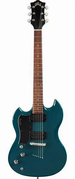 Guild Polara LH Blue Steel, front view