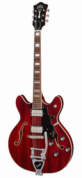 Guild Starfire Deluxe DC GVT CH, front view