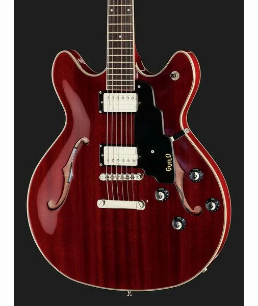 Guild Starfire I DC Cherry, detail 4