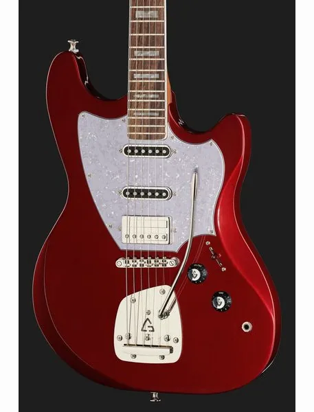 Guild Surfliner Deluxe Scarlett Red, detail 4