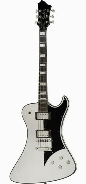 Hagstrom Fantomen White, front view