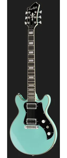 Hagstrom Megin Aged Sky Blue, detail 2