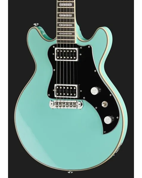 Hagstrom Megin Aged Sky Blue, detail 4