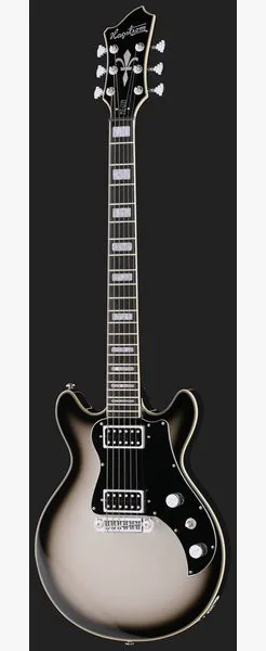 Hagstrom Megin Grey Burst, detail 2