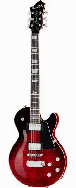 Hagstrom Super Swede Crimson Flame, front view