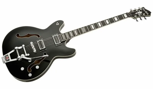 Hagstrom Tremar Viking Baritone DLX BLK, detail 2