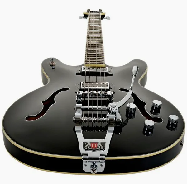 Hagstrom Tremar Viking Baritone DLX BLK, detail 3