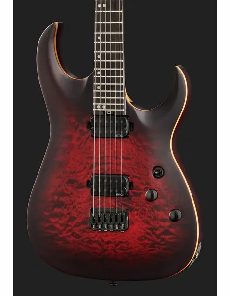 Harley Benton Amarok-BT BKRD Quilted Burst, detail 4