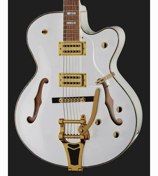 Harley Benton BigTone Trem White, detail 4
