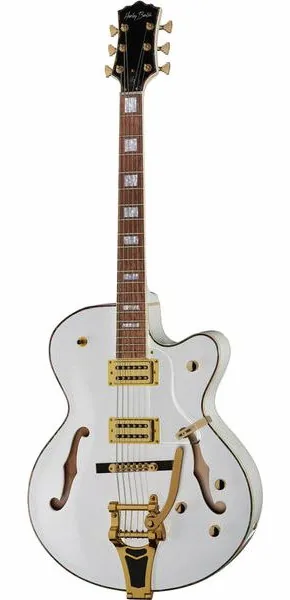 Harley Benton BigTone Trem White, front view