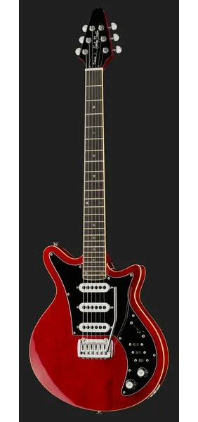 Harley Benton BM-75 Trans Red Deluxe Series, detail 2