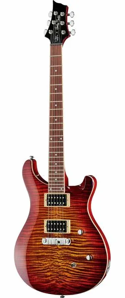 Harley Benton CST-24 Paradise Flame, front view