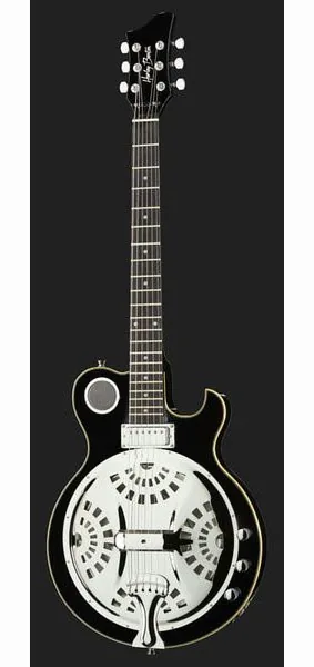 Harley Benton Custom Line ResoKing BK, detail 2