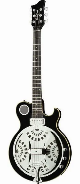 Harley Benton Custom Line ResoKing BK, front view