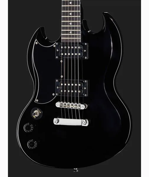 Harley Benton DC-200LH BK Student Series, detail 4