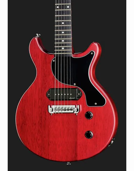 Harley Benton DC-Junior FAT Faded Cherry, detail 4