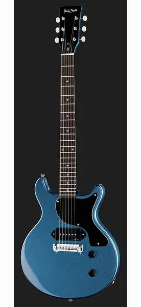 Harley Benton DC-Junior Pelham Blue, detail 2