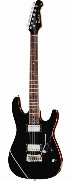 Harley Benton Fusion-III HH EB BK, front view
