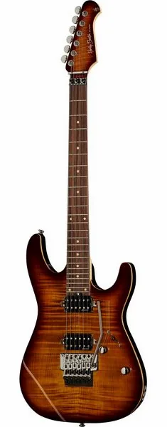 Harley Benton Fusion-III HH FR EB FBB, front view
