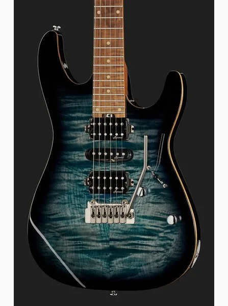 Harley Benton Fusion-III HSH Roasted FBLB, detail 4