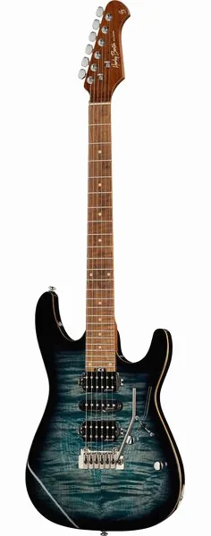 Harley Benton Fusion-III HSH Roasted FBLB, front view