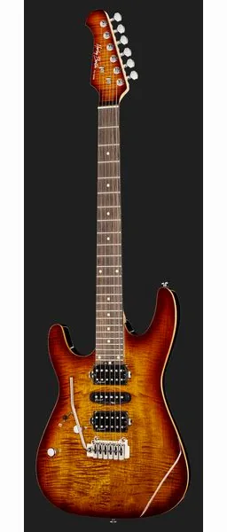 Harley Benton Fusion-III LH HSH EB FBB, detail 2