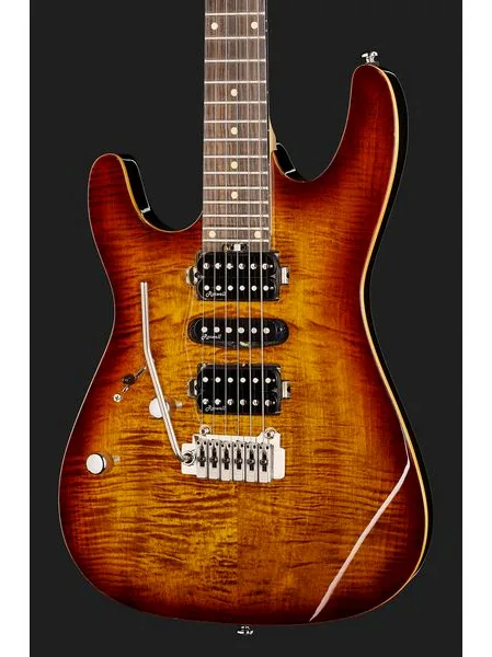 Harley Benton Fusion-III LH HSH EB FBB, detail 4