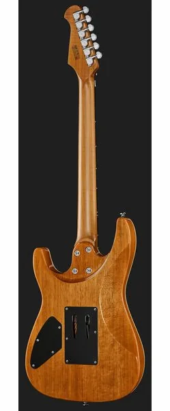 Harley Benton Fusion-IV HH RW FR QBLB, detail 3
