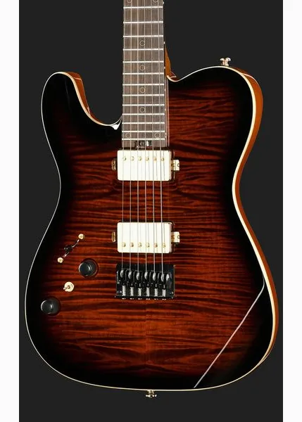 Harley Benton Fusion-T II HH LH RW HT FBB, detail 4