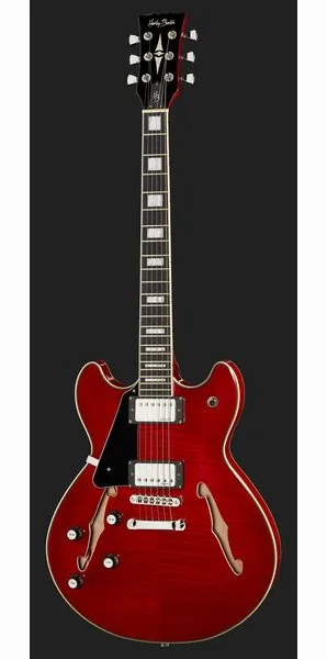 Harley Benton HB-35Plus LH Cherry w/Bag, detail 2