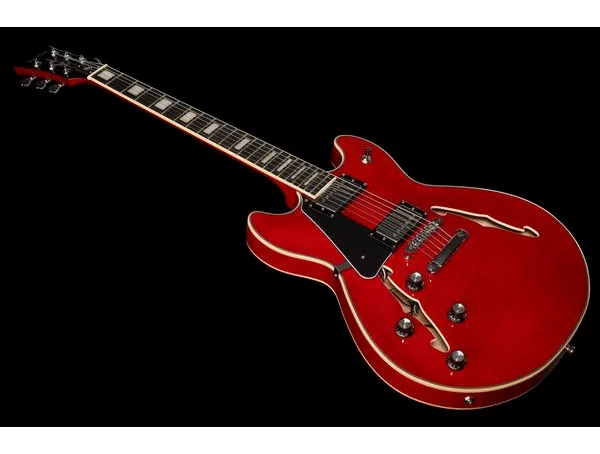 Harley Benton HB-35Plus LH Cherry w/Bag, detail 5