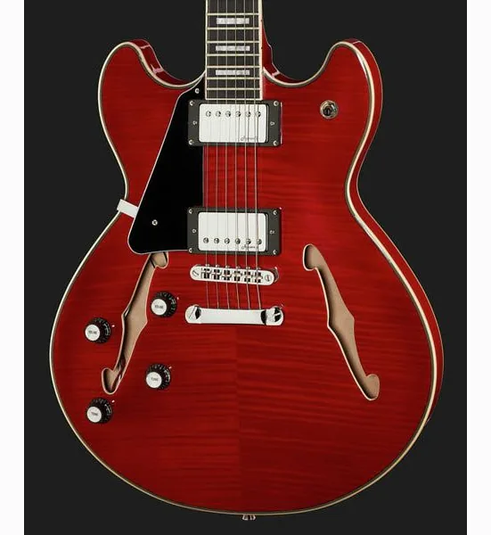 Harley Benton HB-35Plus LH Cherry, detail 4