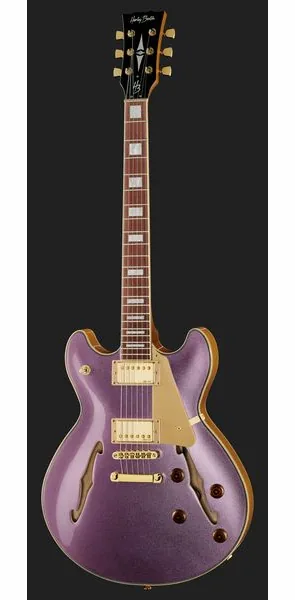 Harley Benton HB-35Plus Metallic Plum, detail 2