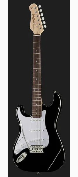 Harley Benton ST-20LH BK Standard Series, detail 2