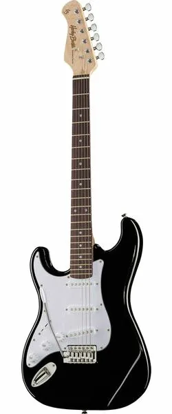 Harley Benton ST-20LH BK Standard Series, front view