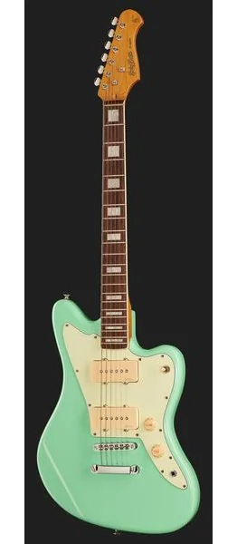 Harley Benton JA-60CC Seafoam Green, detail 2