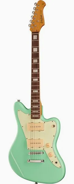 Harley Benton JA-60CC Seafoam Green, front view