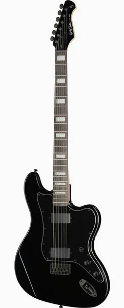 Harley Benton JA-Baritone HH BK, front view
