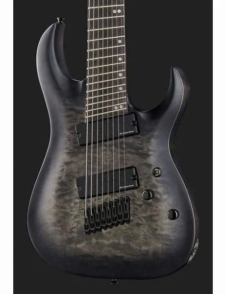 Harley Benton MultiScale-8 QBB, detail 4