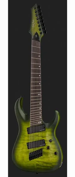 Harley Benton MultiScale-8 QEB, detail 2