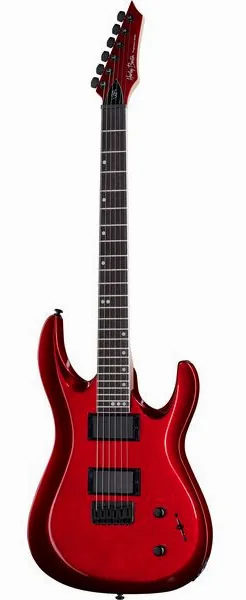 Harley Benton R-446 Blood Metallic, front view
