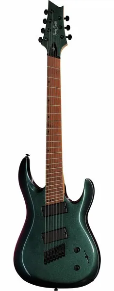 Harley Benton R-457FFB Roasted MultiScale, front view