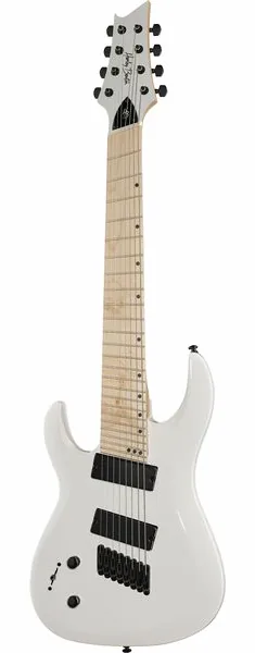 Harley Benton R-458MN LH WH MultiScale, front view
